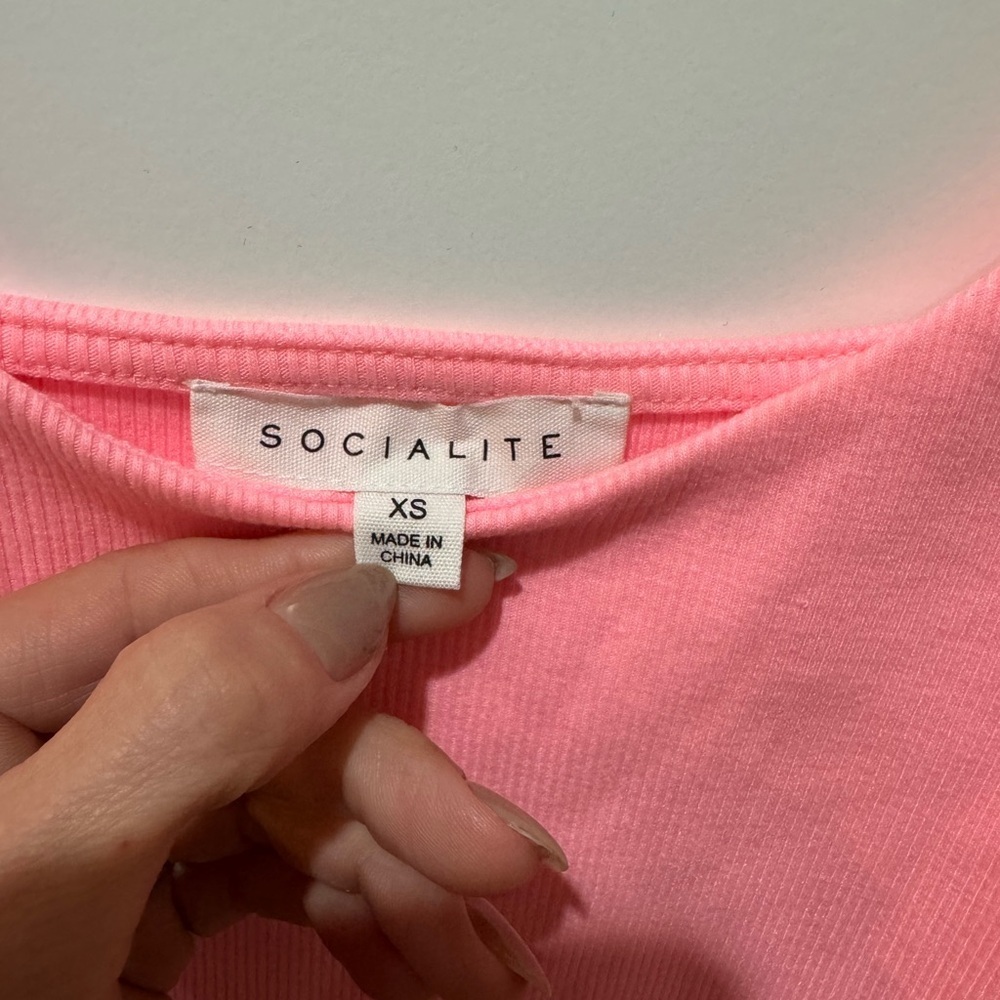 Socialite Pink Bodysuit - Picture 2 of 3